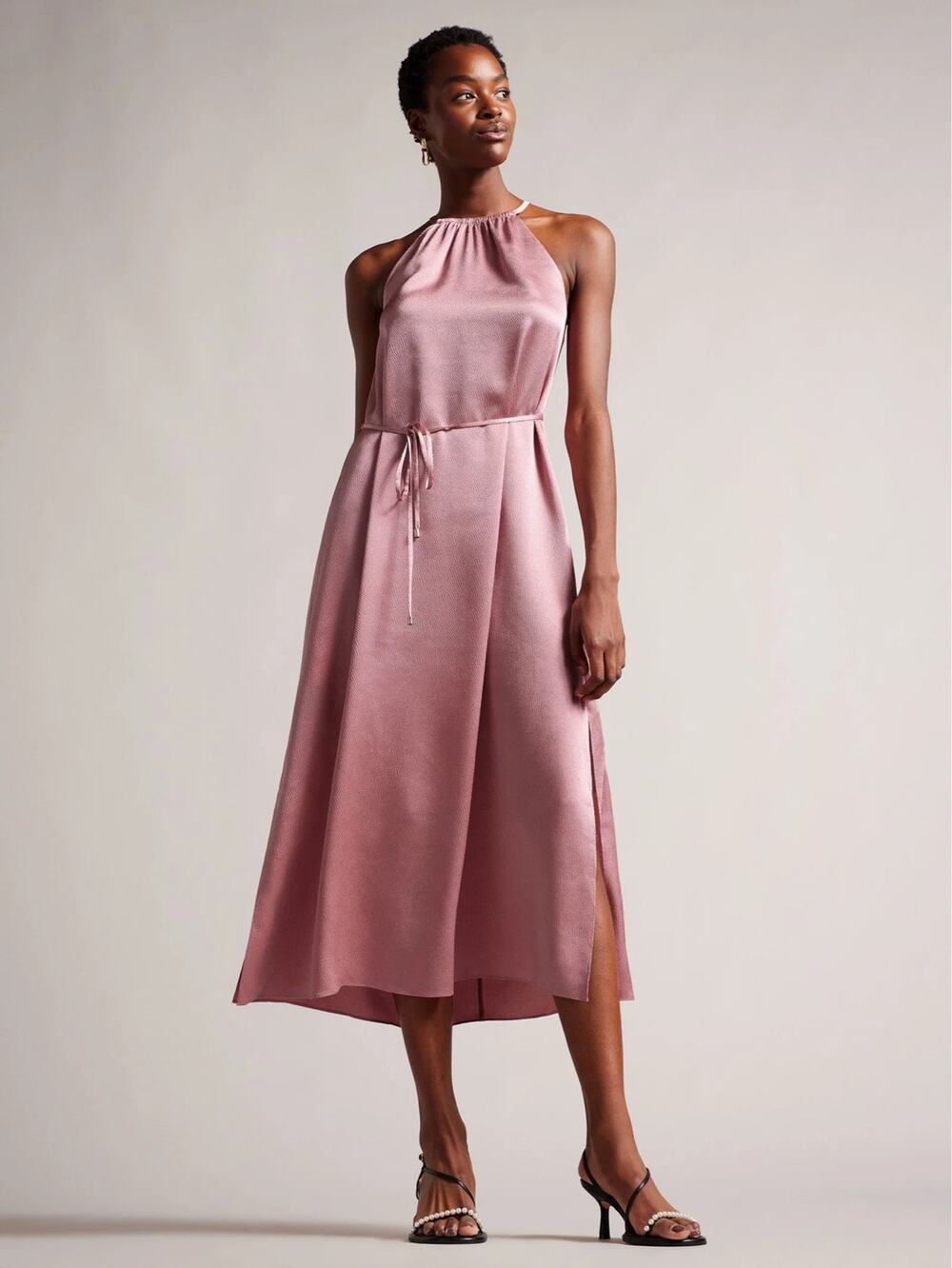 Ted Baker Roxieyy Pink Halterneck Dress